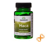 Swanson 2000mg Maca 60 Pillole Sessuale Salute Supporto Integratore