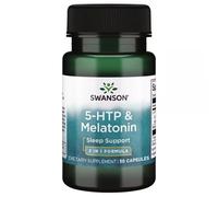 SWANSON 5-HTP 50 mg e Melatonina 3 mg 30 Pc
