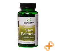 Swanson 540mg Saw Palmetto 100 Pillole Prostata Integratore Uomo