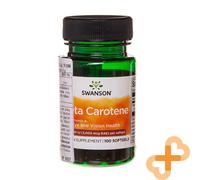 Swanson beta Carotene Integratore 100 Pillole Occhio E Visione Salute Supporto