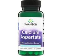 Swanson Calcio Aspartato, 200 mg Calcio Elementare, 60 Capsule Calcio sotto forma di aspartato, integratore alimentare