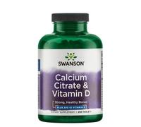 SWANSON CALCIO CITRATO E VITAMINA D 250IU 250 COMPRESSE