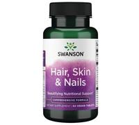 Swanson – Integratore per Capelli, Pelle e Unghie – 60 compresse