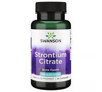 Swanson Citrato di stronzio per la salute delle ossa 340 mg 60 capsule