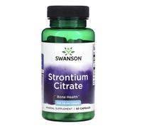 Swanson Citrato di stronzio, salute delle ossa, 340 mg, 60 capsule
