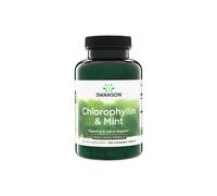 Swanson Clorofillina e Menta, 500 Compresse Masticabili Compresse masticabili con clorofillina da foglie di gelso e olio essenziale naturale di menta…