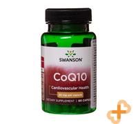 Swanson Coenzima Q10 COQ10 30mg Integratore Salute Cardiovascolare 60 Capsule