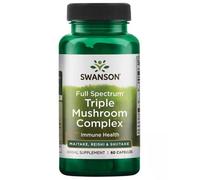 SWANSON Complesso triplo di funghi a spettro completo 60 Pc