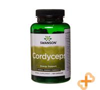 Swanson Cordyceps Sinensis 600mg 120 Pillole Erboristico Energia Supporto