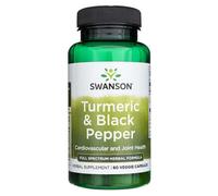 Swanson Curcuma e Pepe Nero (curcuma e pepe nero), 60 capsule vegetali
