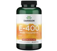 Swanson, E-400 Mixed Tocopherols, 400IU (268mg), 250 capsule molli - spedizio...