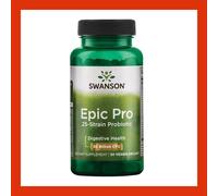 SWANSON Epic Pro 25 Ceppo Straino Probiotico Probiotico Acidophilus Capsule DHL