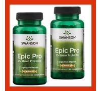 SWANSON Epic Pro 25 ceppo 30-90 capsule Probiotic Acidophilus intestinale