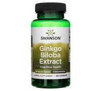 Estratto di Ginkgo Biloba 60 mg 120 Capsule Swanson Health Products