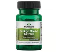 SWANSON Estratto di Ginkgo Biloba 60 mg 30 Pc