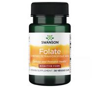 Folato 5-MTHF 400 mcg 30 Capsule vegetali Swanson Health Products