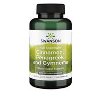 Swanson Full Spectrum Cannella, fieno greco e gimnema (cannella, fieno greco, gimnema), 120 capsule