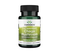 Swanson Fungo Chaga a spettro completo 400 mg - 60 Capsule