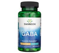 Swanson GABA 500 mg - 100 Capsule