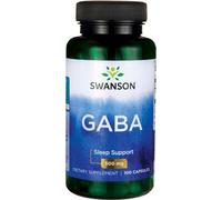 Swanson GABA (acido gamma-aminobutirrico), 500 mg, 100 capsule