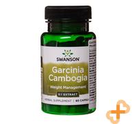 Swanson Garcinia Cambogia Peso Gestione Erboristico Supplemento 60 Pillole