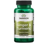 SWANSON Ginger & Turmeric 60 St