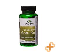 Swanson Gotu Kola 435mg 60 Pillole Energia & Circolatorio Supporto Integratore