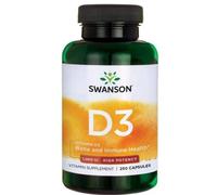 Swanson Integratore Alimentare Vitamina D3 1000 IU / 25 mcg, Confezione da 2