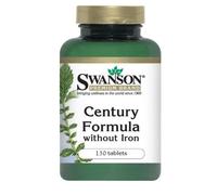 Swanson Integratore Multivitaminico Century Formula Senza Ferro 130 Compresse