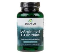 Swanson, L-arginina e L-ornitina, 100 capsule - spedizione lampo