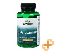 SWANSON L-Glutamina 500Mg 100 Capsule Per La Salute Muscolare E Il Recupero