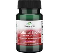Swanson - L-Glutathione + Coenzima Q10, 30 capsule