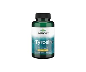 Swanson L-tirosina, 500 mg, 100 capsule