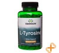 Swanson L-TIROSINA 500mg 100 Pillole Stress Supporto Integratore