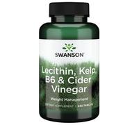 SWANSON Lecitina, Kelp, B6, Aceto di sidro 240 St