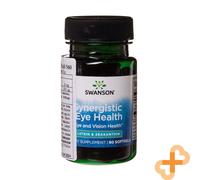 Swanson Luteina 20mg & Zeaxanthin 2mg 60 Pillole Occhio E Visione Salute