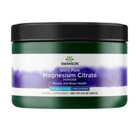 Swanson Magnesio citrato in polvere puro al 100%, 244 g
