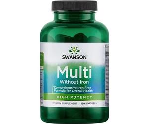 Swanson Multi without Iron (multivitaminico senza ferro), 120 capsule