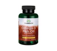 Swanson Olio di pesce Omega-3 con vitamina D - 60 capsule