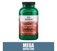 Swanson Olio di Semi Lino Alto Lignan 200 Capsule Morbide Cardiovascolare Salute