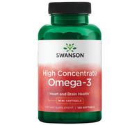 Swanson Omega-3 ad alta concentrazione, 120 capsule