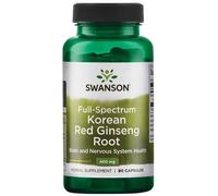 Swanson Radice di ginseng rosso coreano a spettro completo - 90 capsule