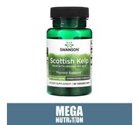 Swanson Scozzese Kelp Biologico Mare Kelp Tiroide Supporto 750mg 30 Capsule Veg