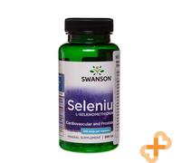 Swanson Selenio 100mcg 200 Pillole Cardiovascolare E Salute Della Prostata