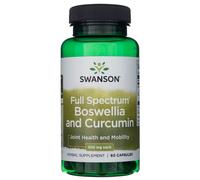 Swanson Spettro completo di boswellia e curcumina - 60 capsule