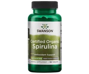 Swanson Spirulina biologica certificata 180 St