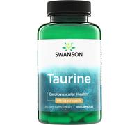 Swanson Taurina 500mg Confezione 5-Pack 500 Capsule Integratore Alimentare