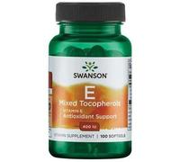 Vitamina E-400 Tocoferoli misti 100 Capsule molli Swanson Health Products