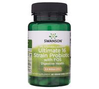 Swanson Ultimate 16 Ceppi Probiotici con FOS - 60 Capsule Vegetali