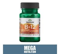 Swanson Vitamina B-12 Supporti Corretta Rosso Sangue Cell Formazione 5000mcg 60